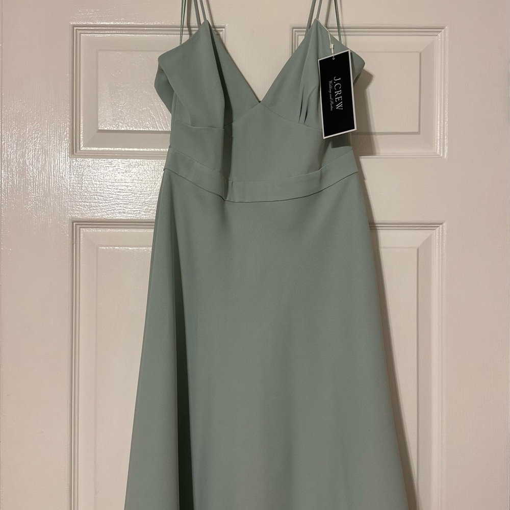 J. Crew Green Spaghetti Strap Sundress for Weddings - NWT women’s size 6